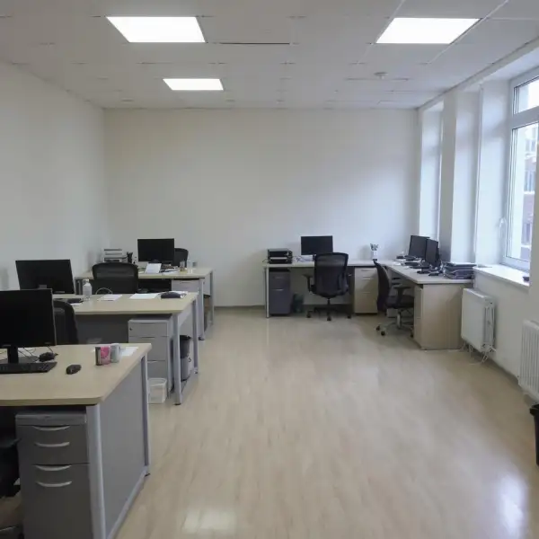 Порядок в офисе open space - после уборки